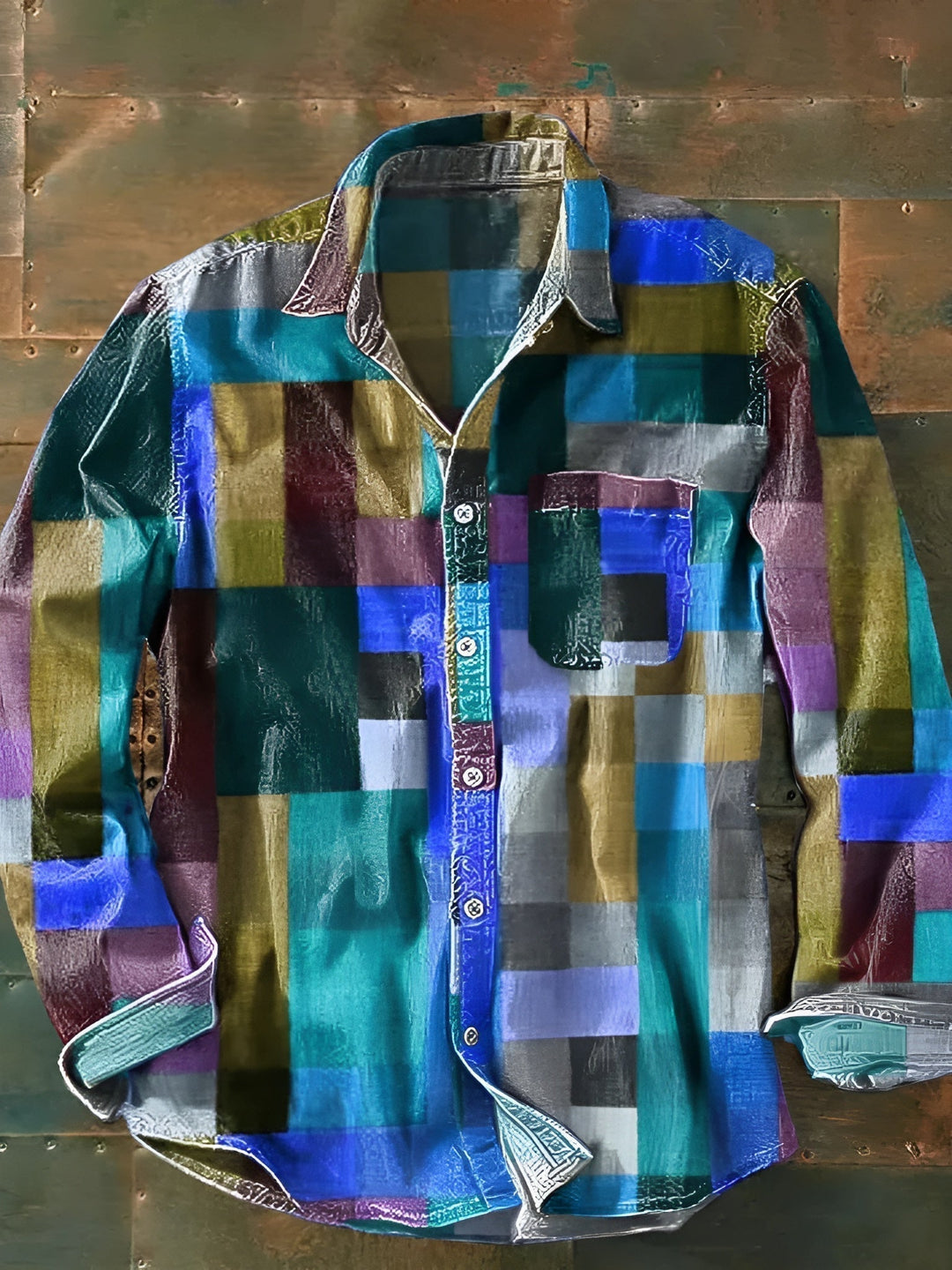 Jorvik - Weiches Patchwork-Hemd