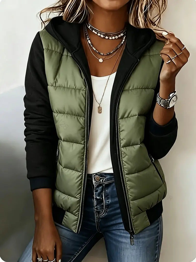 Hedda - Pufferjacke mit Kapuze und Reißverschluss