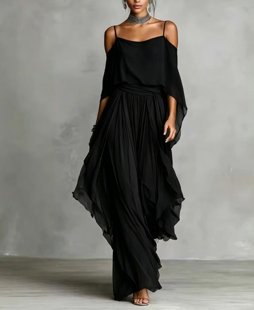 Iridessa - Luftiges Off-Shoulder-Zweiteiler-Set