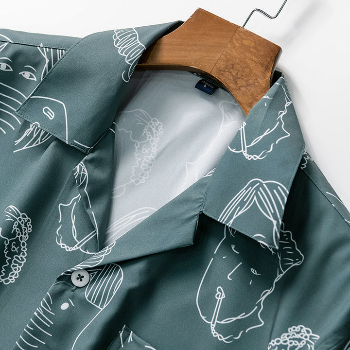 Nash - Weiches Cuban-Collar-Hemd