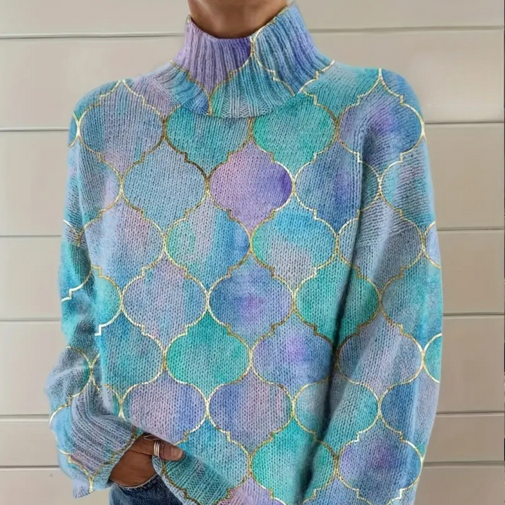 Esmée - Soft-Touch Stehkragen-Pullover