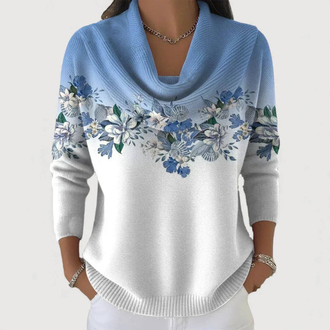 Brionyse - Drapierter Soft-Touch-Pullover
