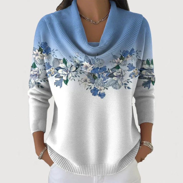 Brionyse - Drapierter Soft-Touch-Pullover