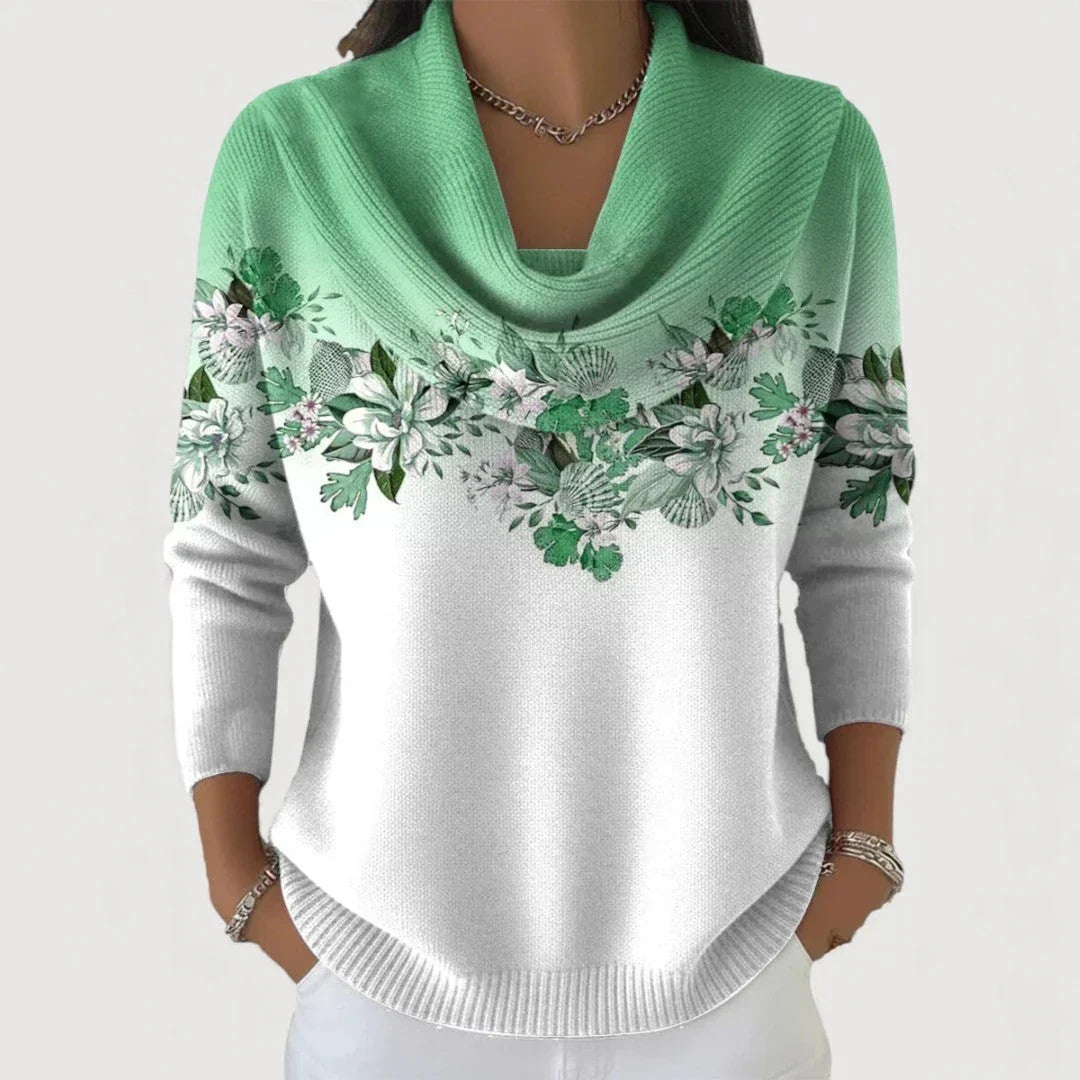 Brionyse - Drapierter Soft-Touch-Pullover