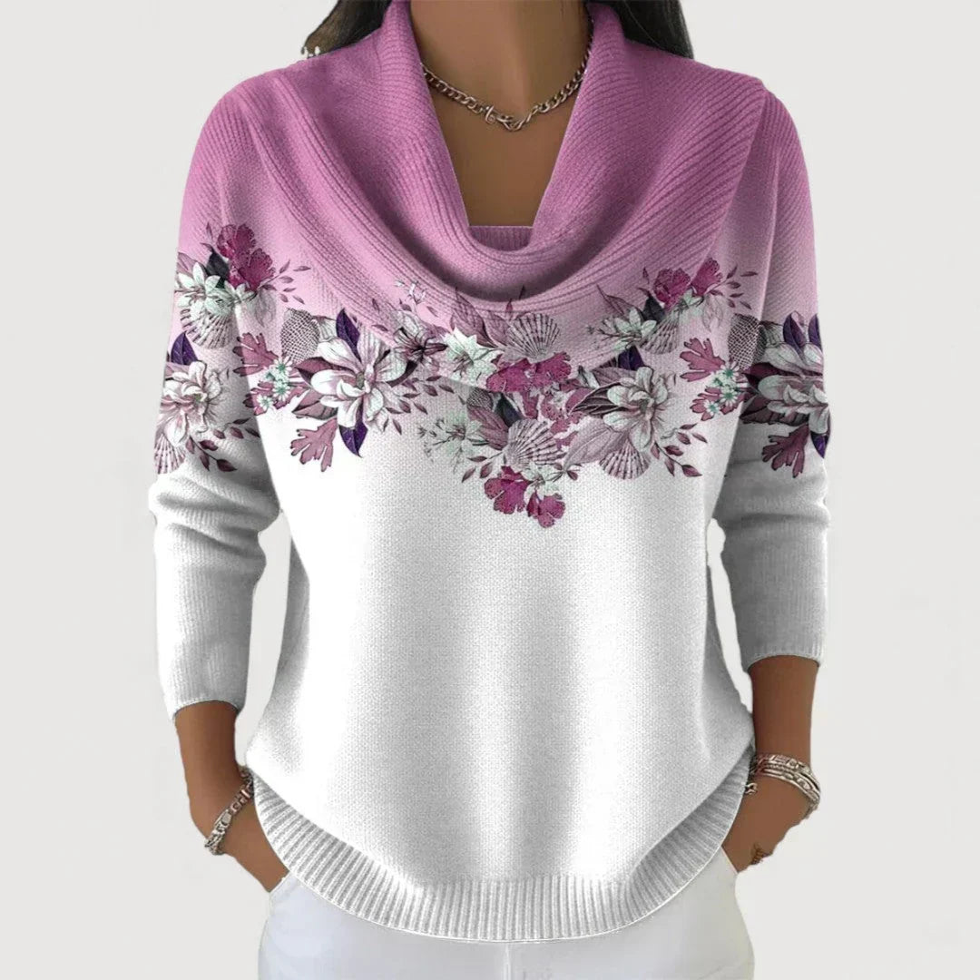 Brionyse - Drapierter Soft-Touch-Pullover