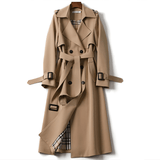 Aliki - Doppelreihiger Trenchcoat mit Gürtel