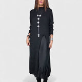 Aravina - Soft-Touch Lagenlook-Set aus Pullover und Kleid