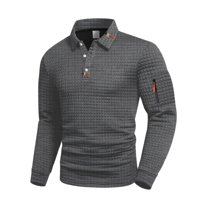 Reeve - Strukturiertes Poloshirt