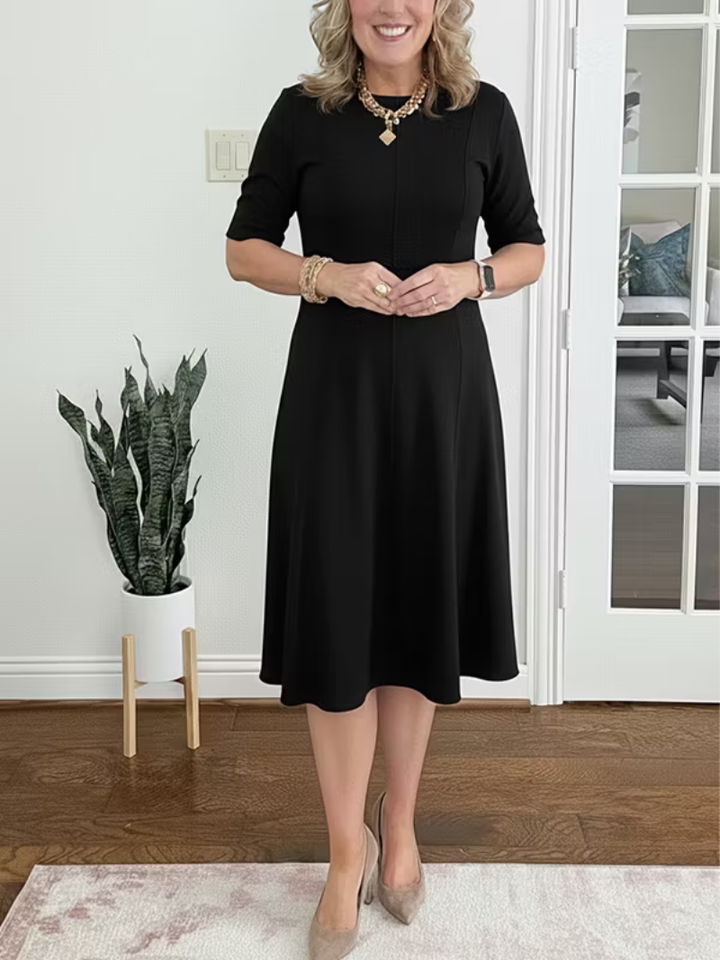 Ivanelle - Soft-Touch-Midikleid