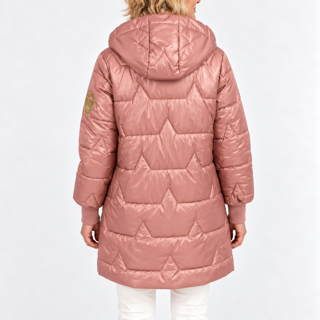 Tilda - Gestepfte langärmlige Pufferjacke