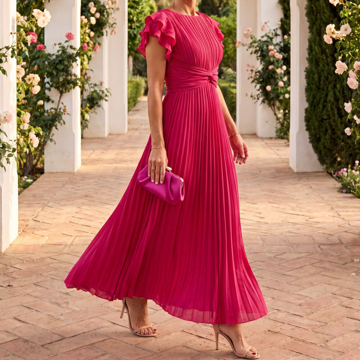 Mirren - Drapiertes Festkleid