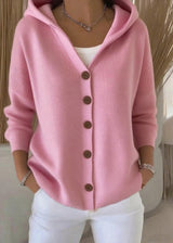 Alsira - Soft-Touch-Kapuzenstrickjacke