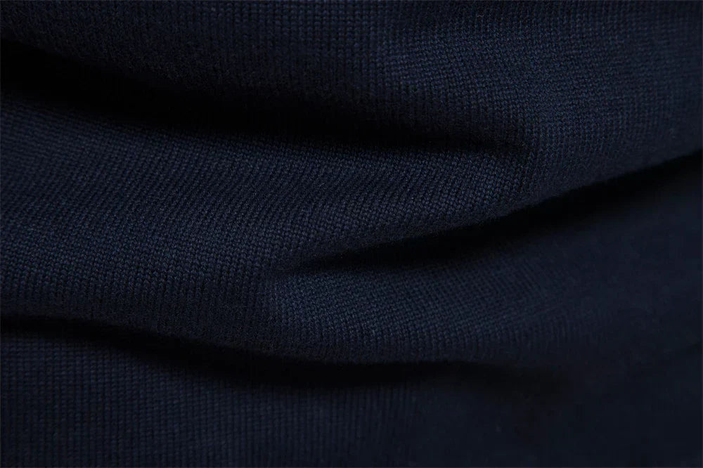 Sylvar - Stretchstrick-Viertelreißverschluss-Pullover