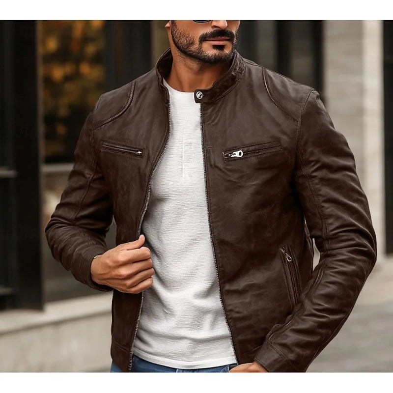 Lorcan - Bikerjacke mit Reißverschluss