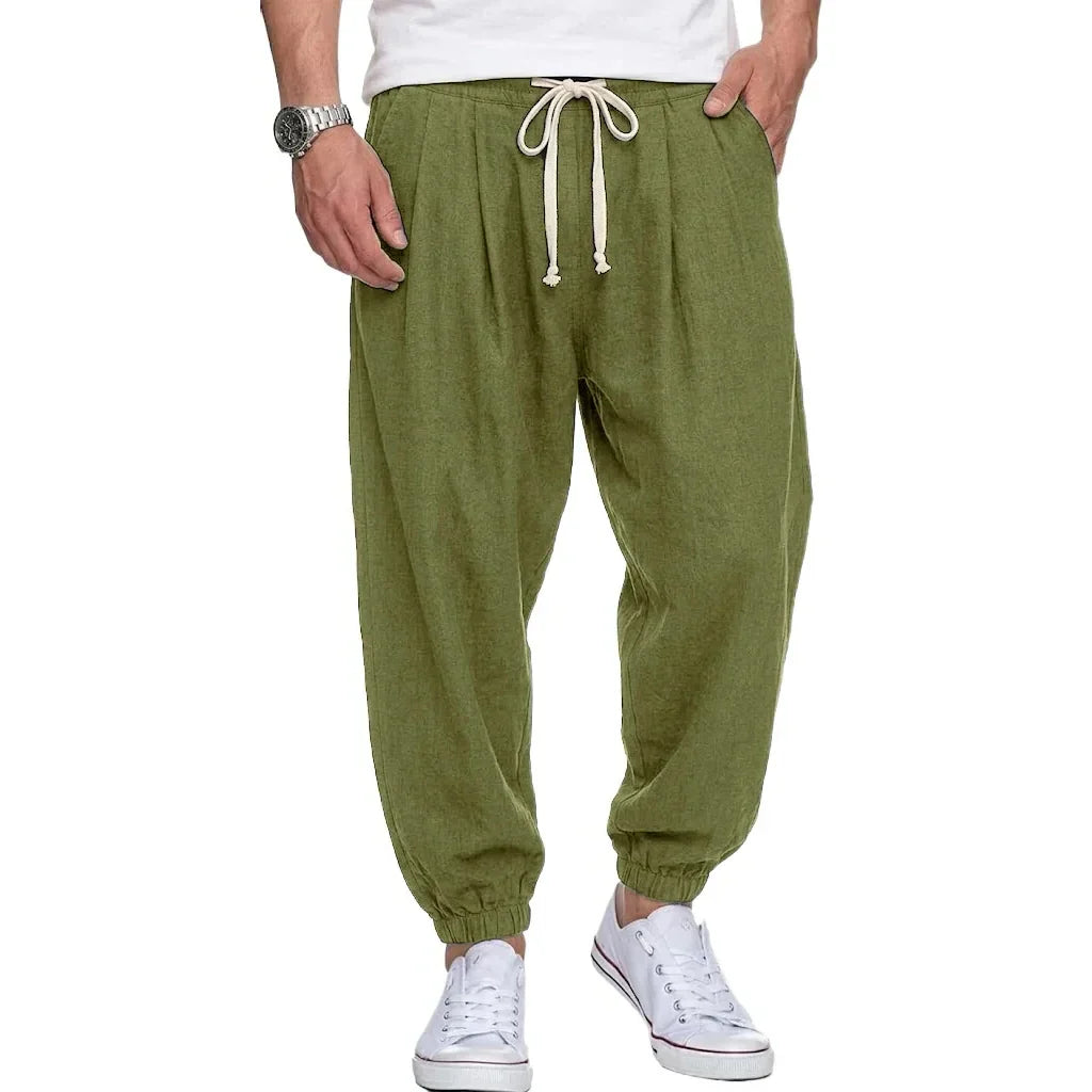 Isaac - Leichte Hose mit Kordelzug