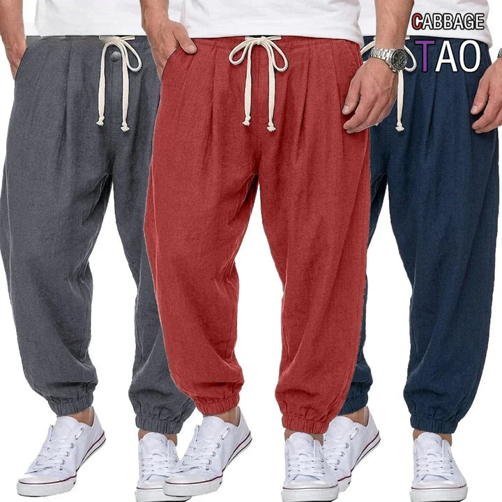 Isaac - Leichte Hose mit Kordelzug