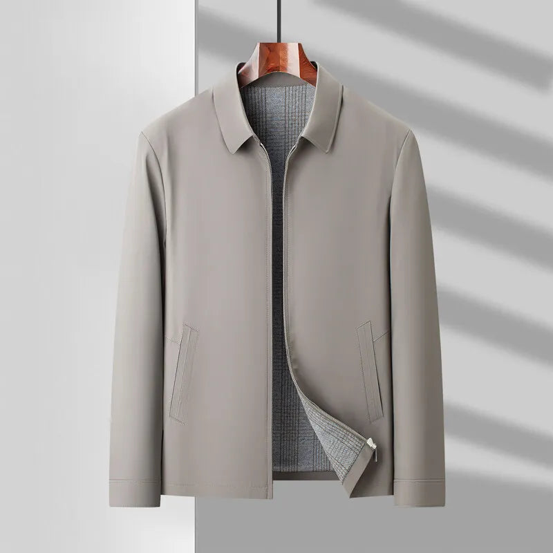 Grant - Strukturierte Jacke mit Reißverschluss