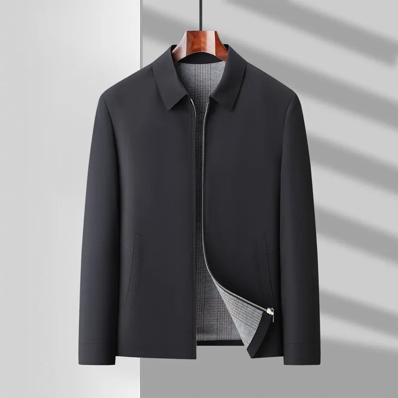 Grant - Strukturierte Jacke mit Reißverschluss