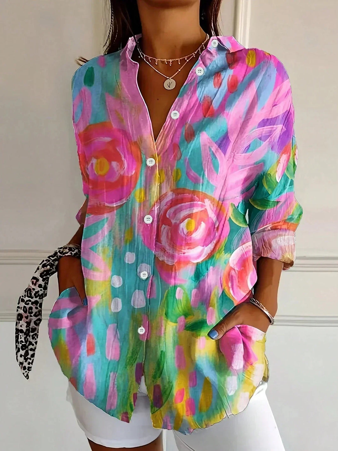 Camilla - Premium-Stretch-Bluse