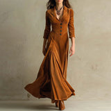 Arvela - Soft-Touch-Maxikleid