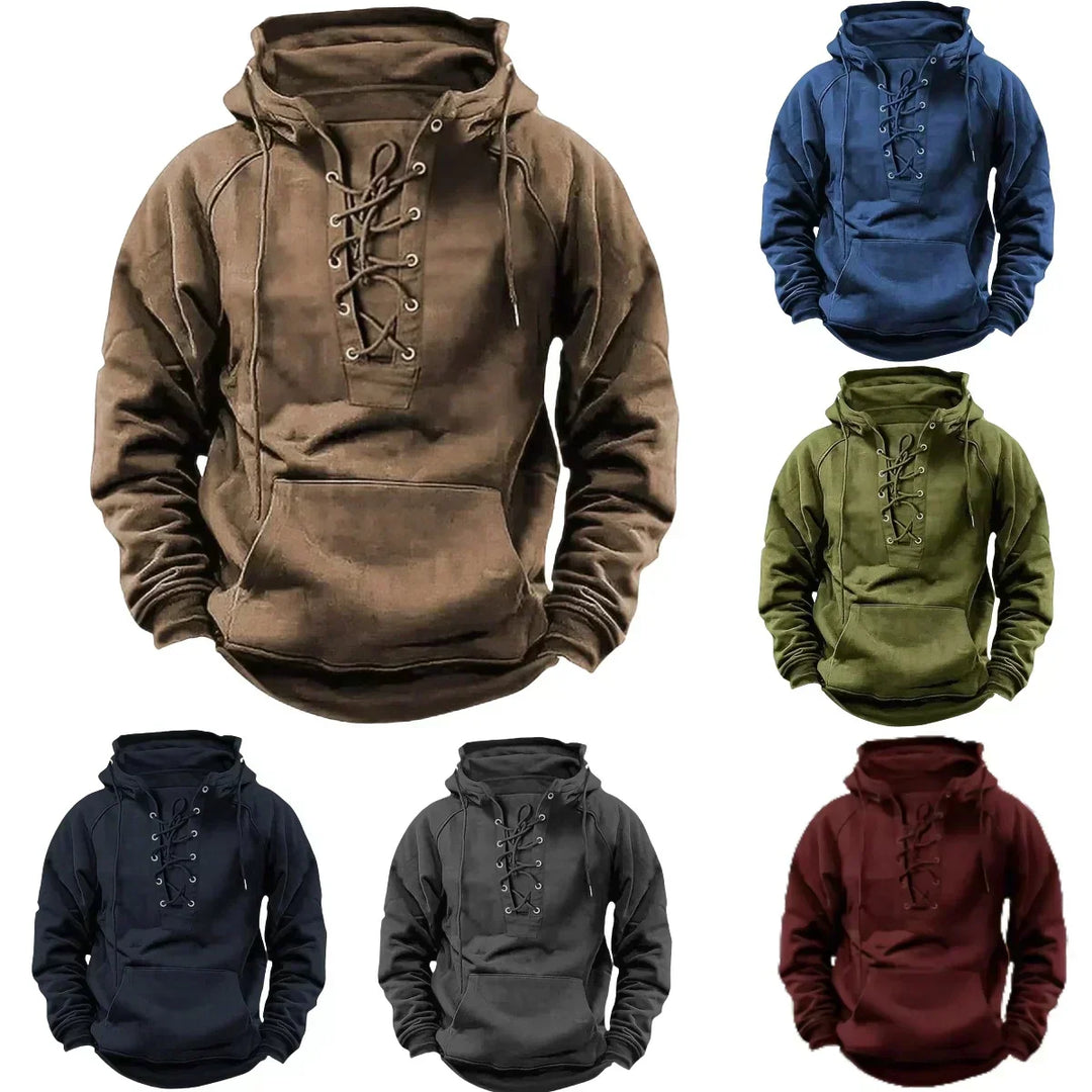Matteo - Kapuzenpullover mit Schnürung