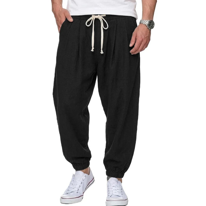 Isaac - Leichte Hose mit Kordelzug