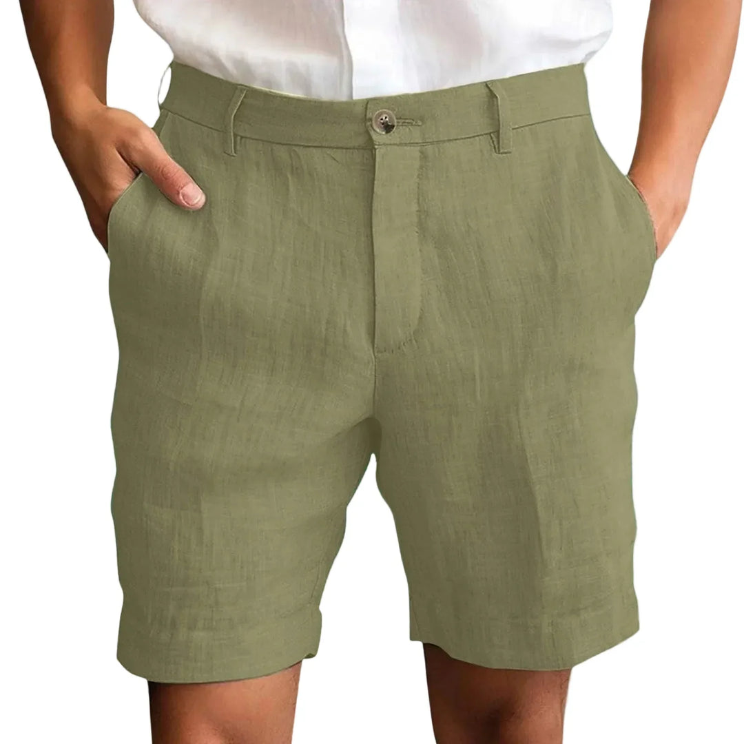 Nestor - Maßgeschneiderte Leinen-Shorts