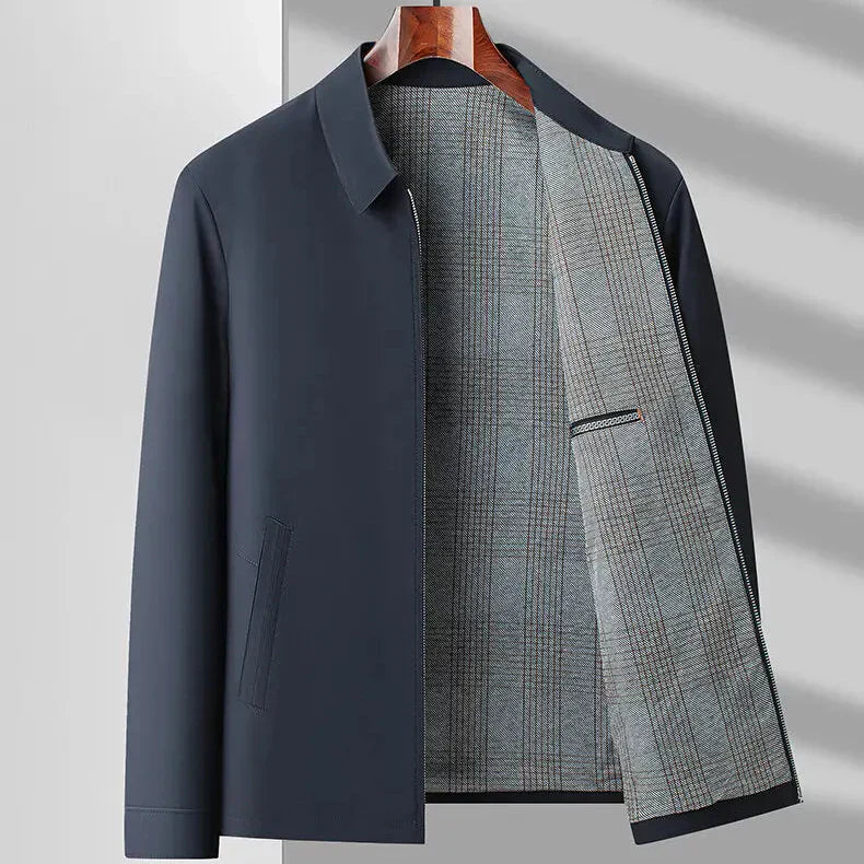 Grant - Strukturierte Jacke mit Reißverschluss