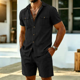 Baird - Hemd-und-Shorts-Set aus Leinenmix