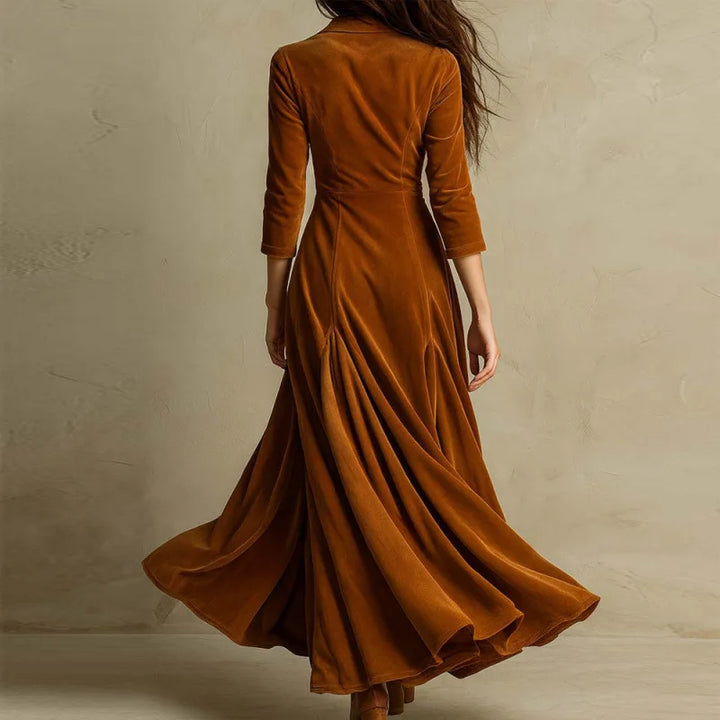 Arvela - Soft-Touch-Maxikleid