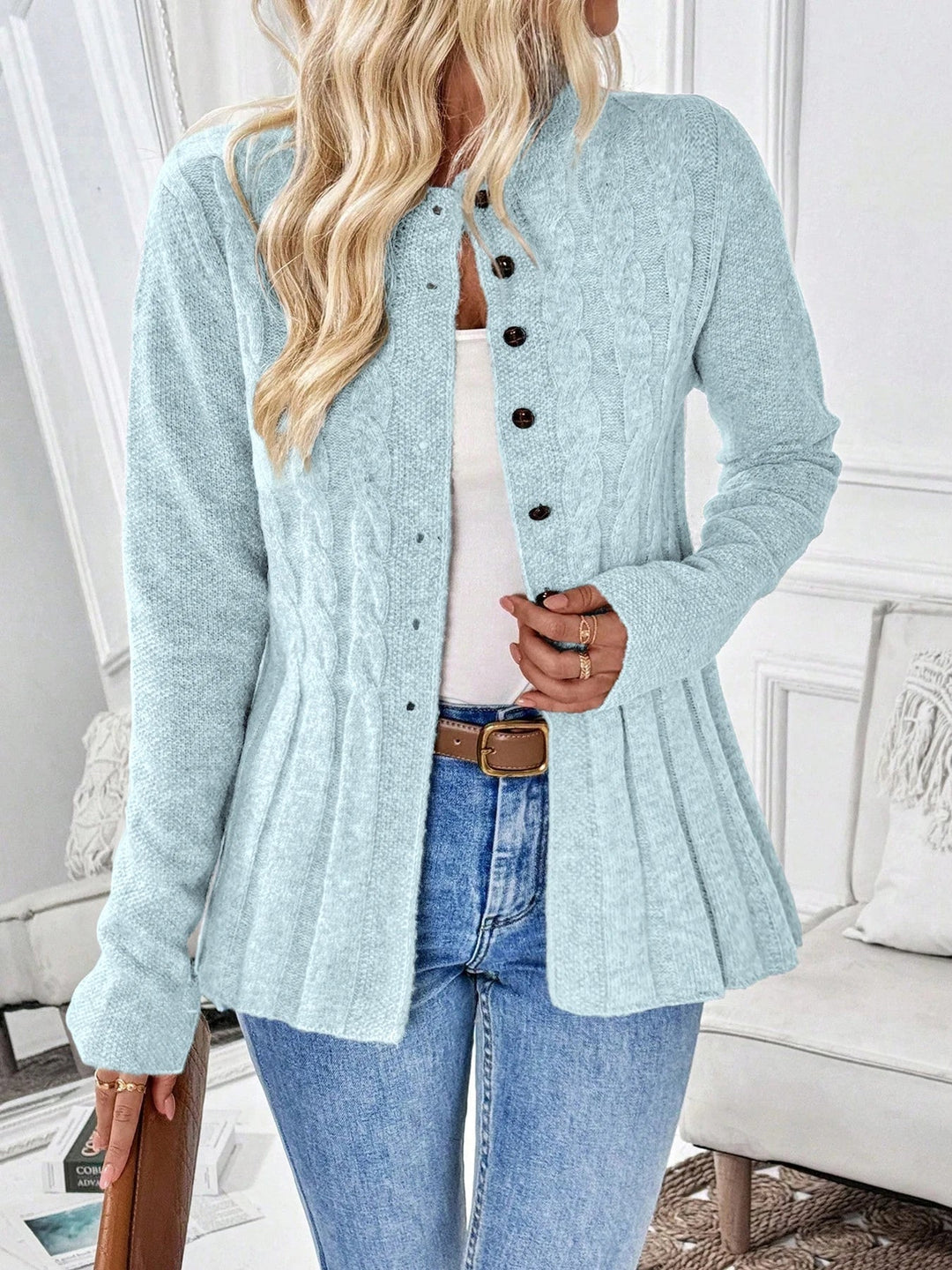 Zarela - Premium Offener Cardigan