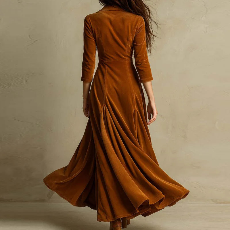 Arvela - Soft-Touch-Maxikleid