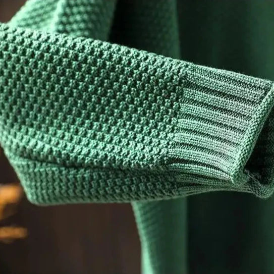 Oriane - Strukturierter Stehkragenpullover
