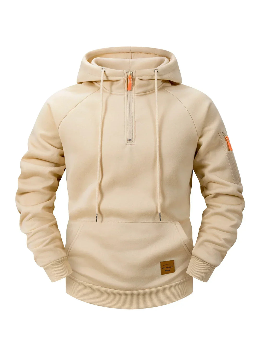 Quenford - Softtouch-Reißverschluss-Hoodie