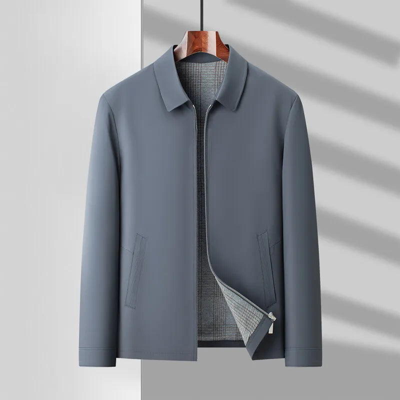 Grant - Strukturierte Jacke mit Reißverschluss
