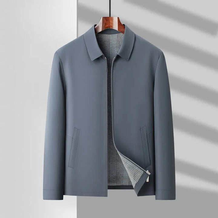 Grant - Strukturierte Jacke mit Reißverschluss