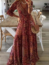 Ysavelle - Soft-Touch Boho-Kleid