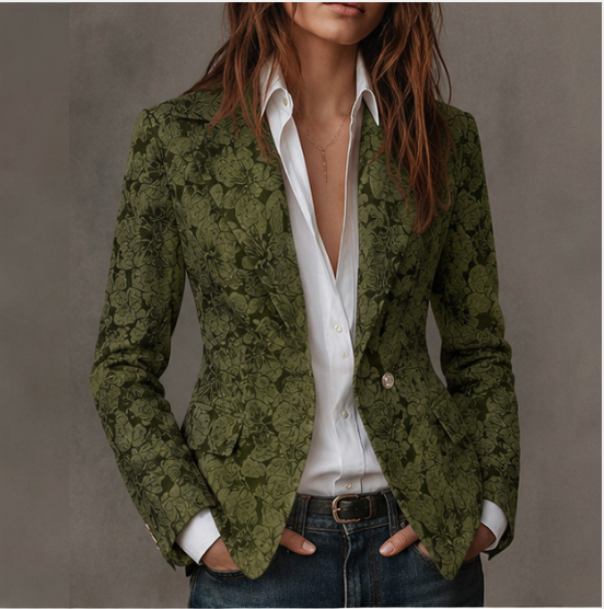 Norelia - Taillierter Jacquard-Blazer