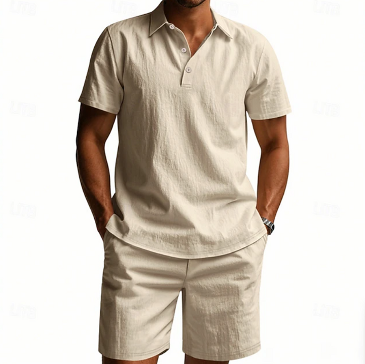 Gervase - atmungsaktives Polo- und Shorts-Set