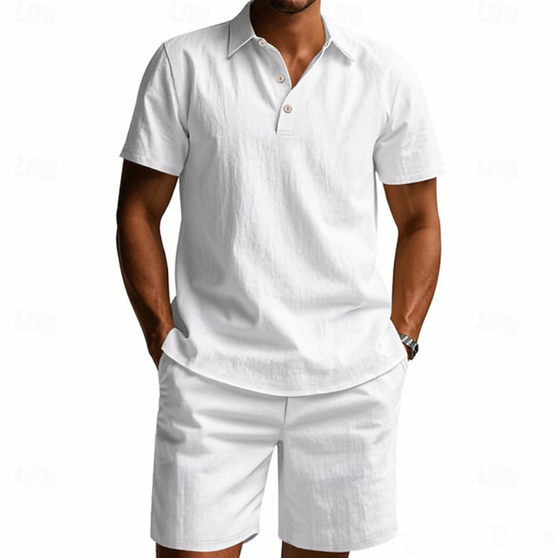 Gervase - atmungsaktives Polo- und Shorts-Set