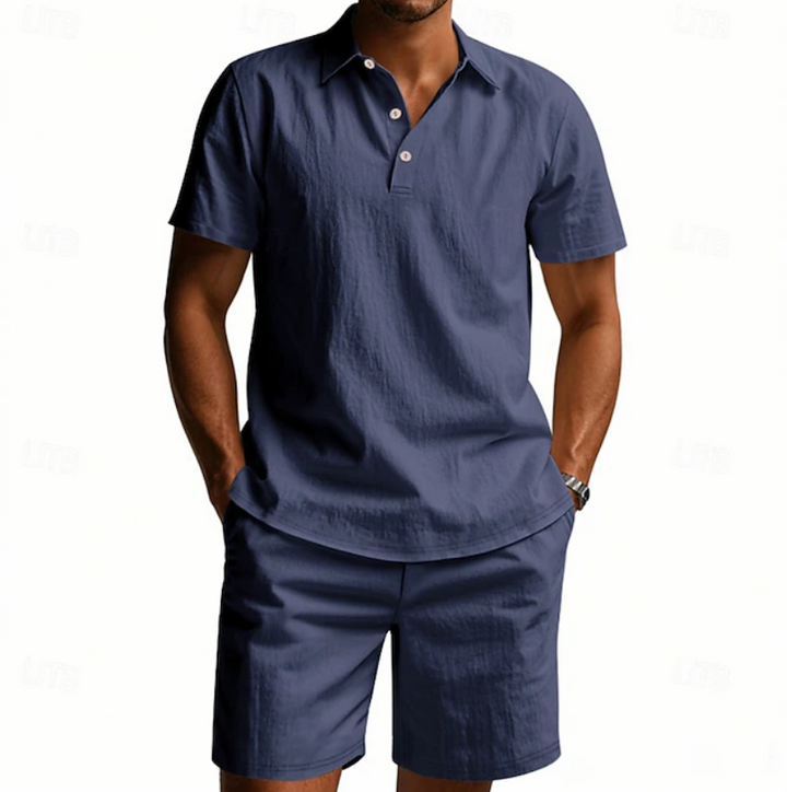 Gervase - atmungsaktives Polo- und Shorts-Set