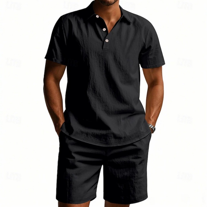 Gervase - atmungsaktives Polo- und Shorts-Set