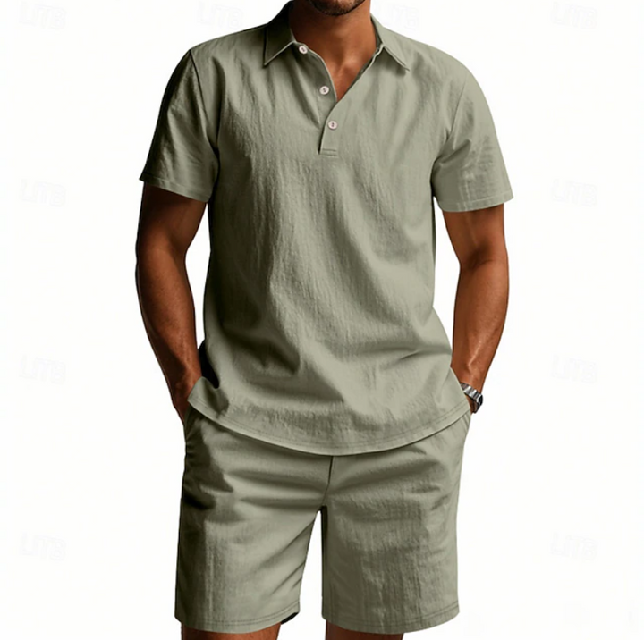 Gervase - atmungsaktives Polo- und Shorts-Set