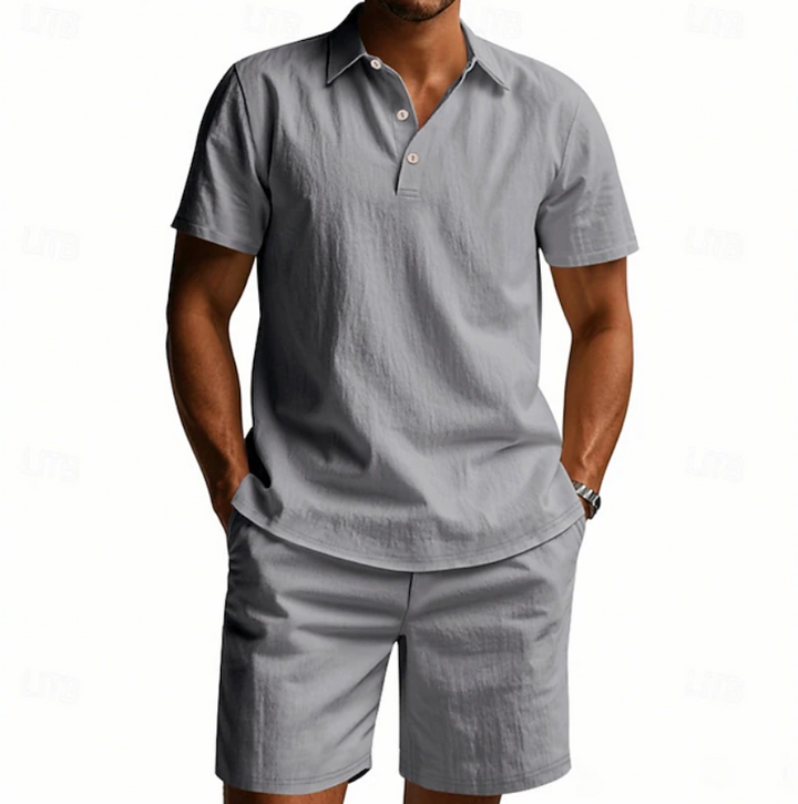 Gervase - atmungsaktives Polo- und Shorts-Set