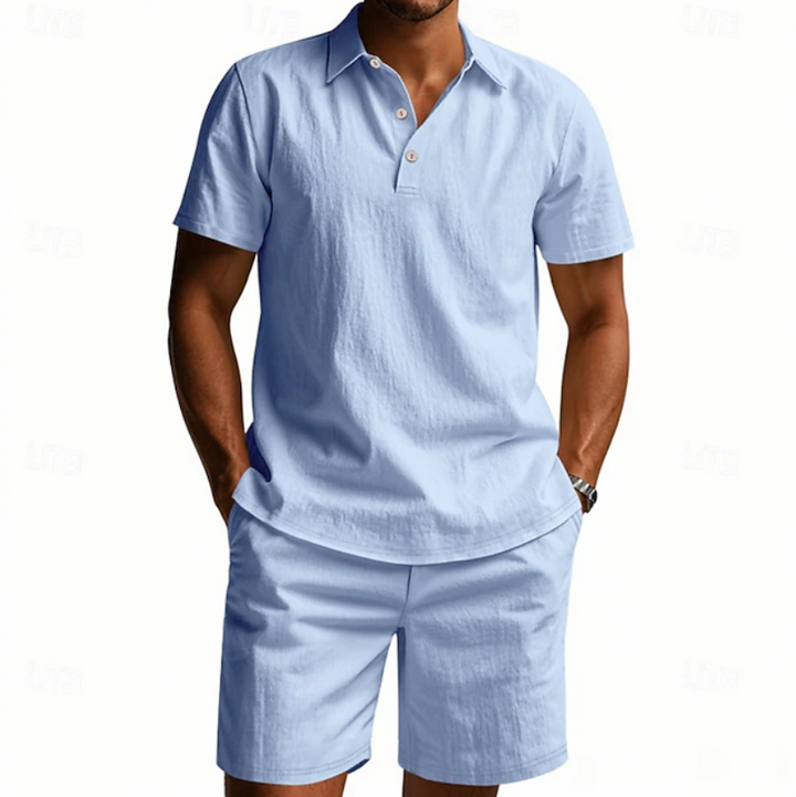 Gervase - atmungsaktives Polo- und Shorts-Set