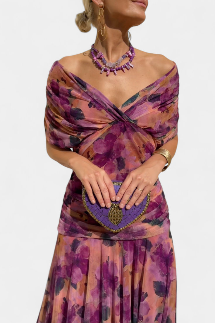 Tamsyn - Florales Maxikleid mit weicher Haptik