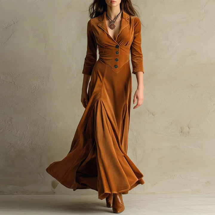 Arvela - Soft-Touch-Maxikleid