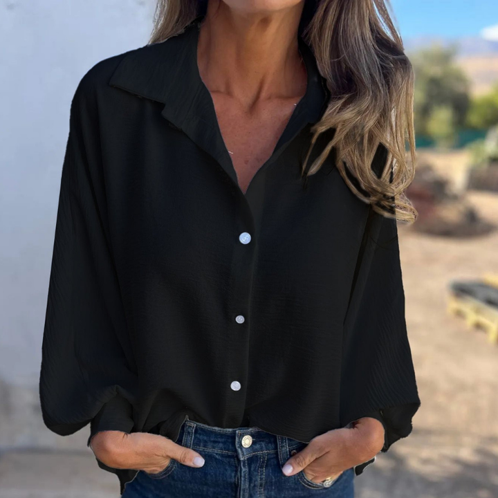 Anthea - Bluse mit zarten Ballonärmeln
