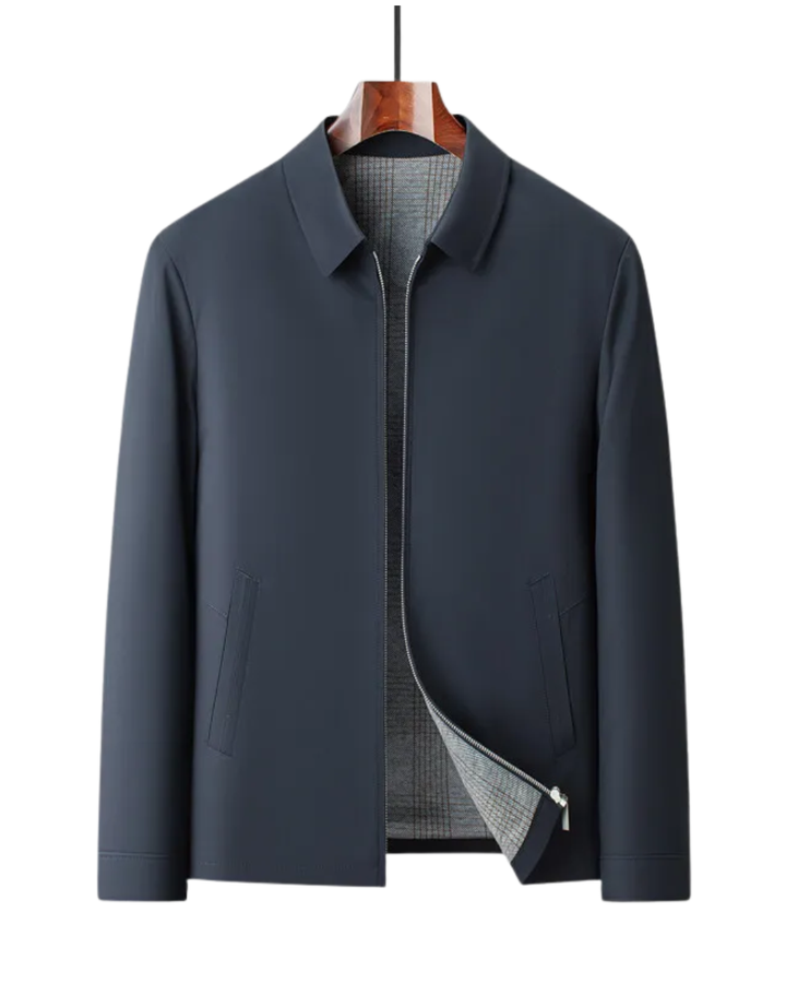 Grant - Strukturierte Jacke mit Reißverschluss