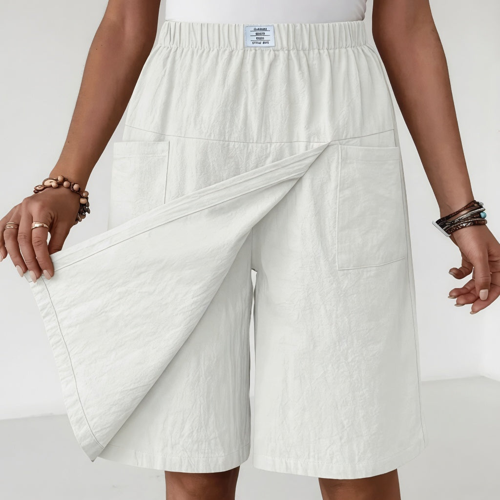 Fiorisse - Premium-Stretch-Skort mit Wickelfront
